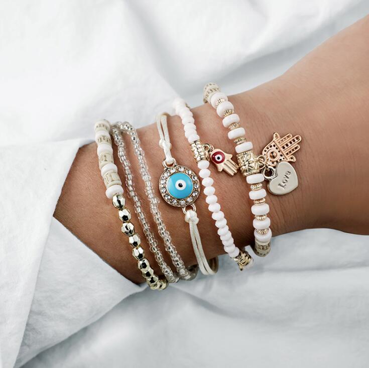 Set de brazalete Hamsa