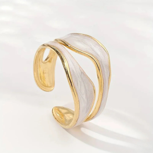 Vanesa - Anillo de Oro Blanco Vintage