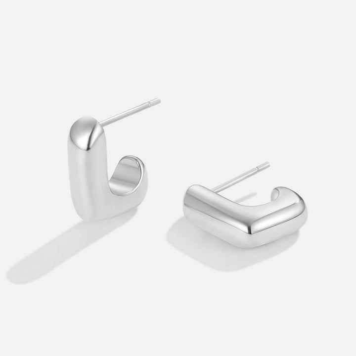 Pendientes de Aro Cuadrado de Oro Alice