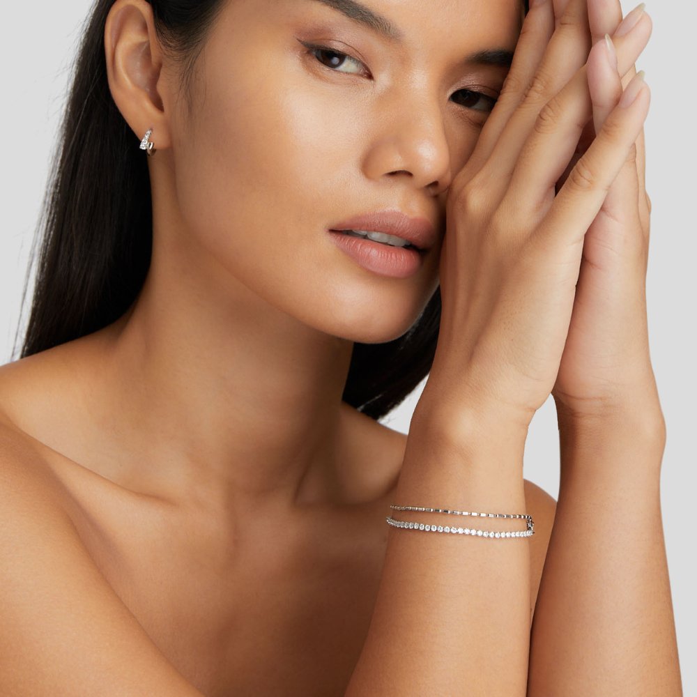 Pulsera de Plata Arelia Kristall