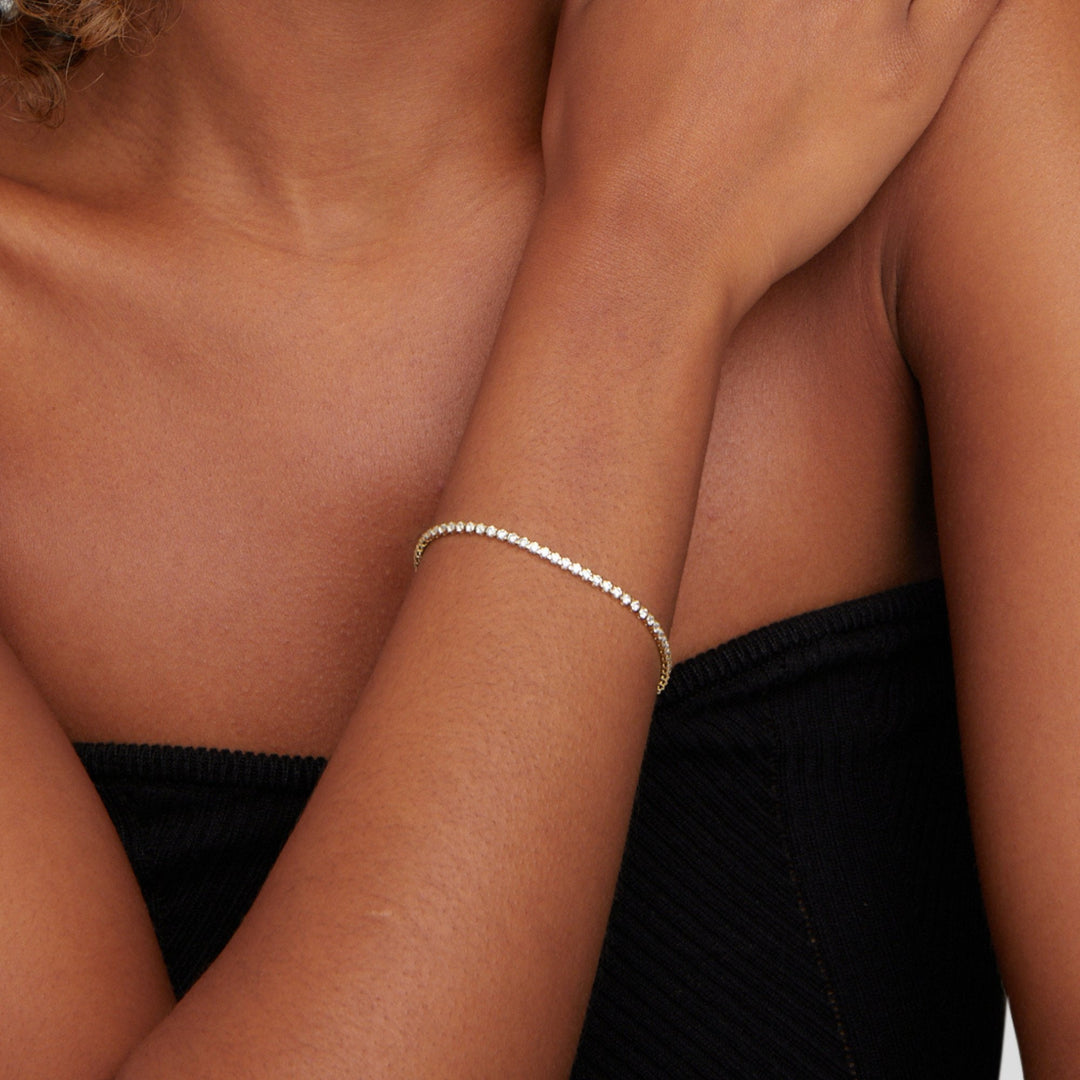 Pulsera de Tenis Cordelia Gold