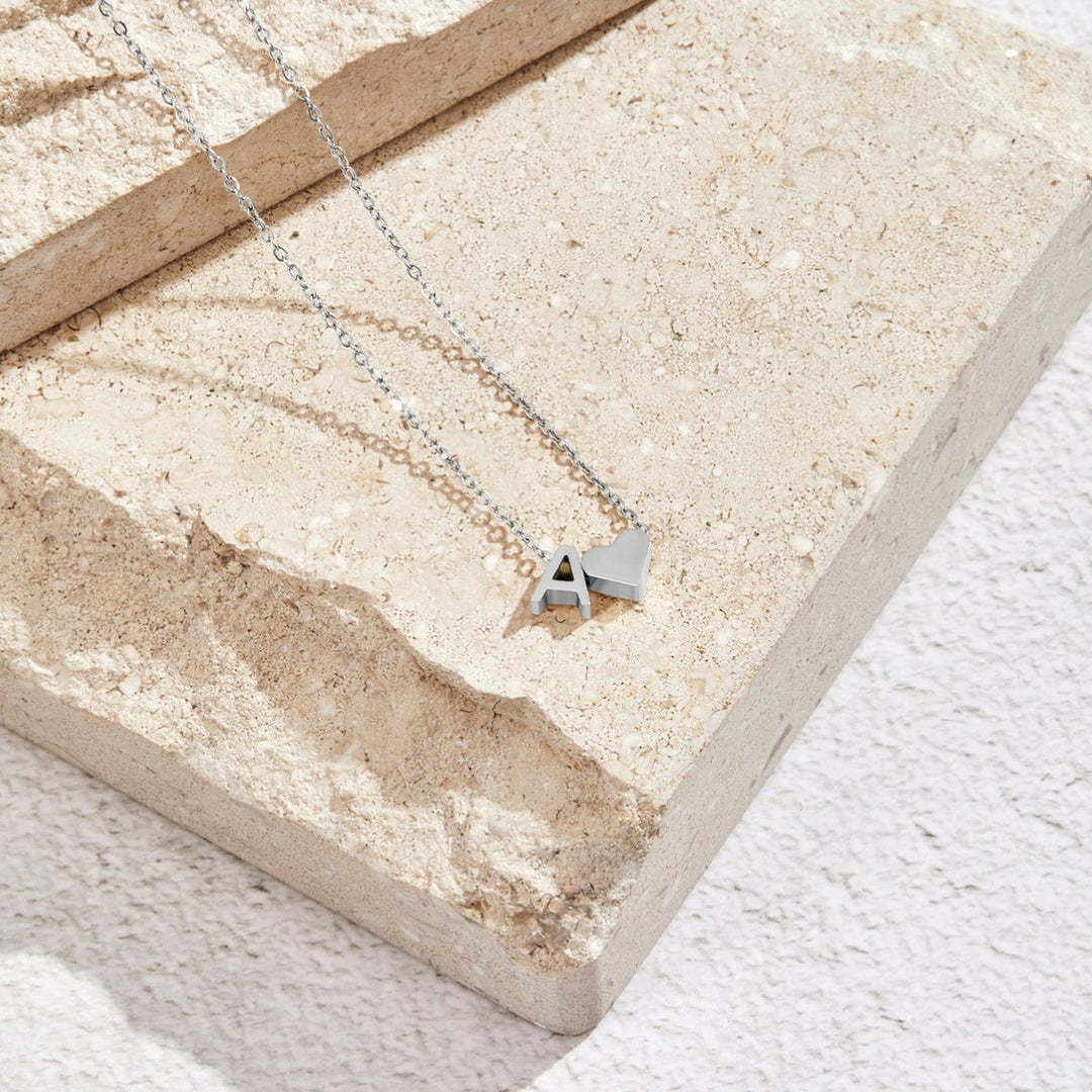 Amor Eterno & Collar de Plata con Carta