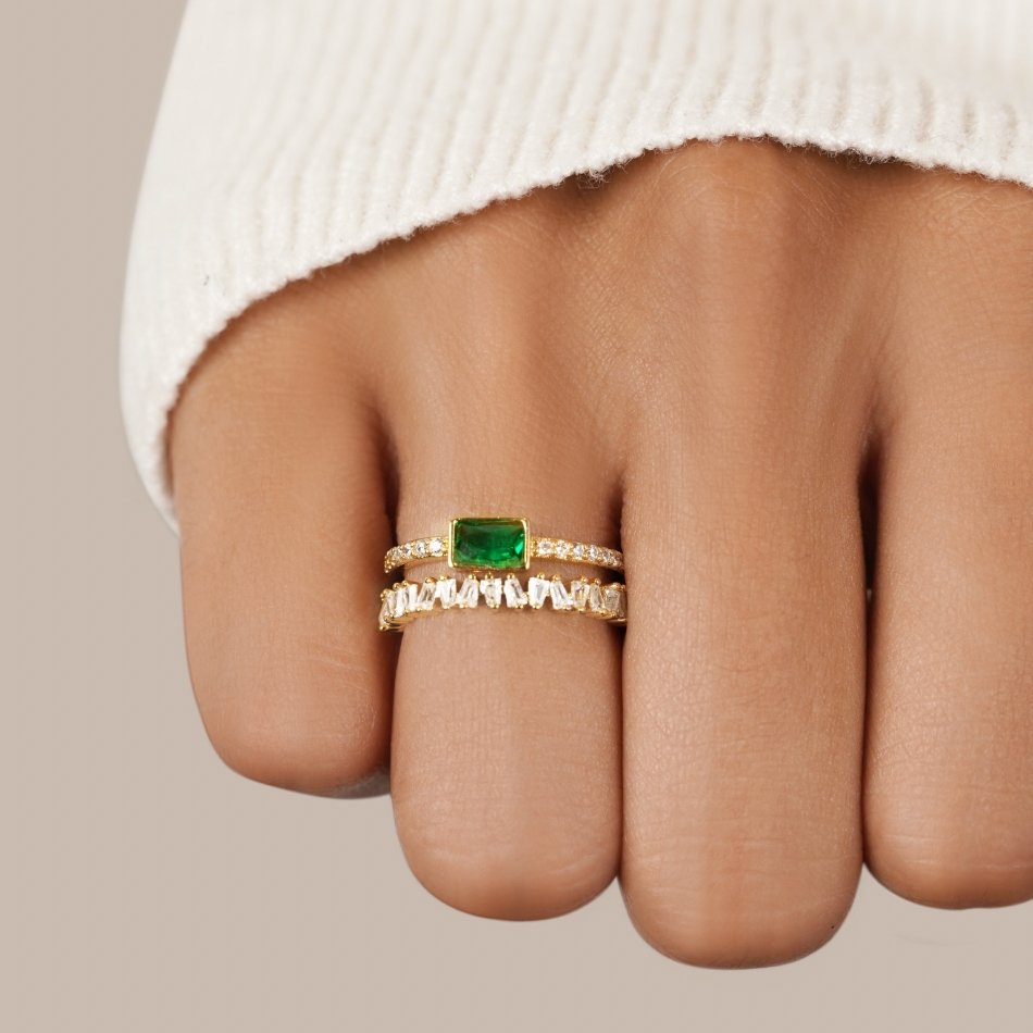 Eugenia - Anillo de cristal estratificado