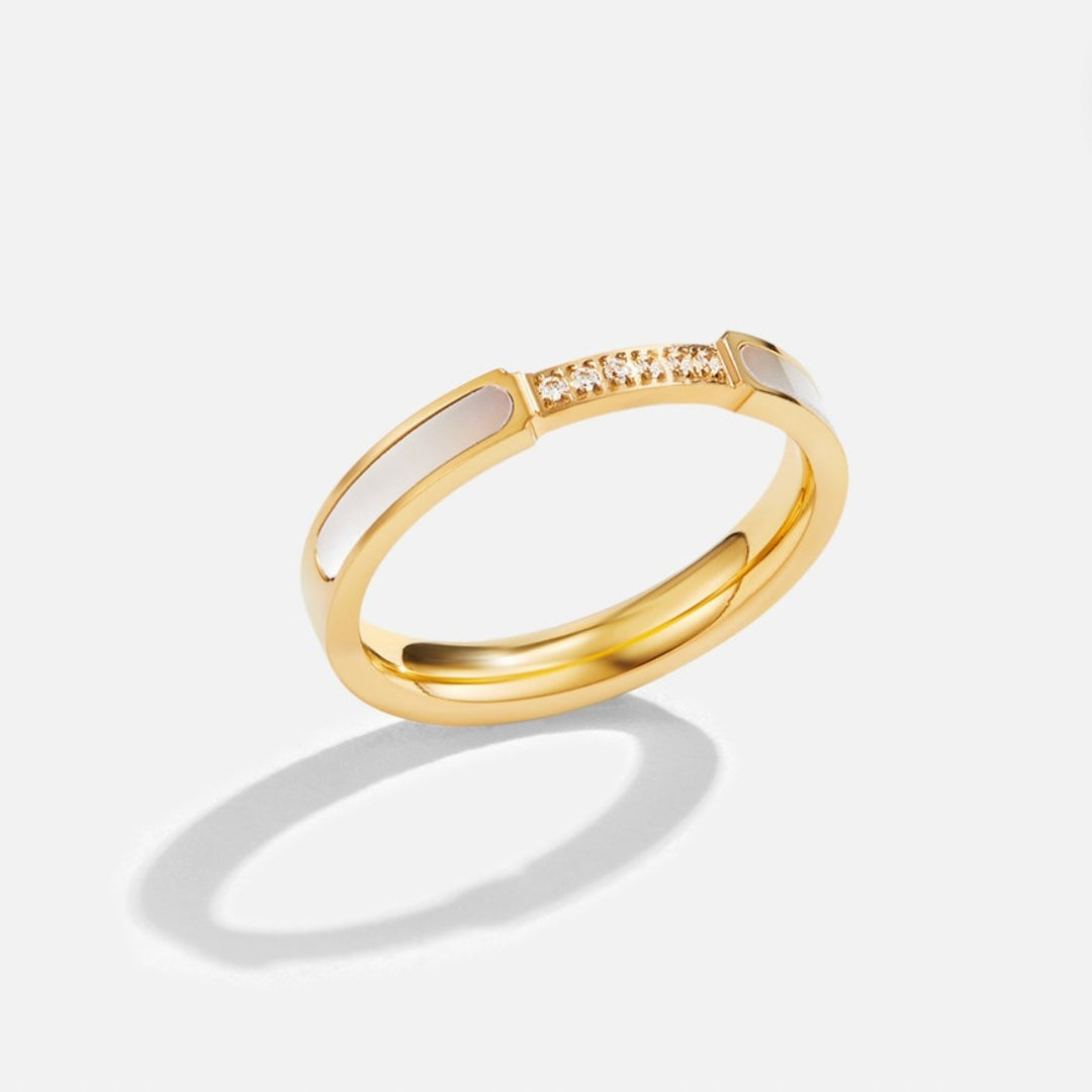 Bibiana - Anillo de Perlas y Cristales